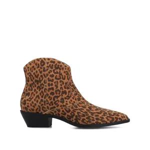 TALIAH WESTERN ANKLE BOOTIES - Leopard