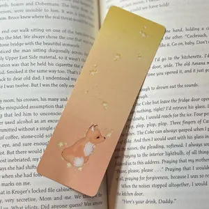 Star Fox Bookmark | Cute Fox Lover Reading Gifts, Red Fox Bookmark, Cottagecore Fall Vibes Bookmark, Cute Stars, Woodland Creature Bookish