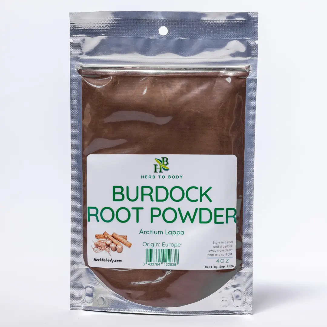 Burdock Root Powder - 4 oz | Arctium Lappa | Herb To Body