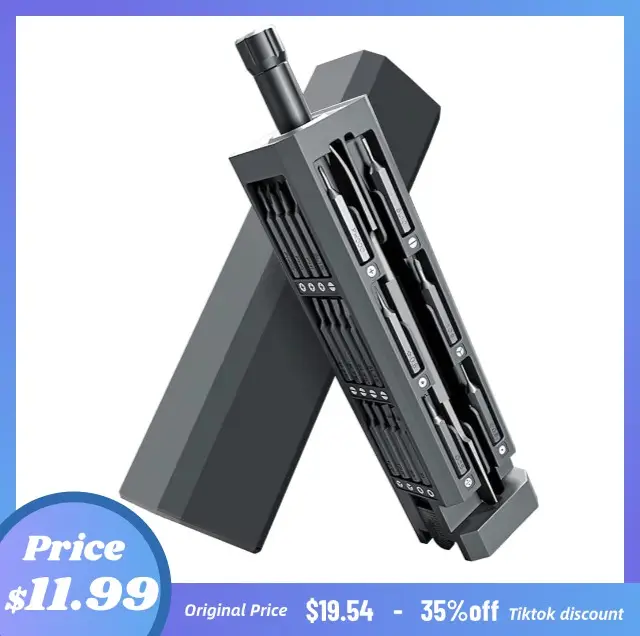 New Upgrade Precision Screwdriver Set,46 in 1 Mini Screwdriver Set with Case, Magnetic Precision Screwdriver for Electronics, Eyeglasses, Watch, Phone