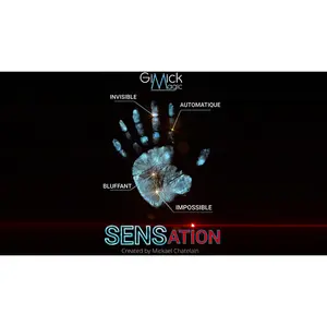 Mickael Chatelain Sensation Magic Trick Set with Pebble & Matchboxes for Illusionists Invisible Automatique Bluffant Impossible Effects