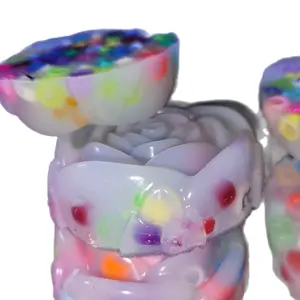 Rose Picky Pals - 3x3 Inch Rose Shaped Pads with Colorful Beads for Stress Anxiety & Racing Thoughts Relief