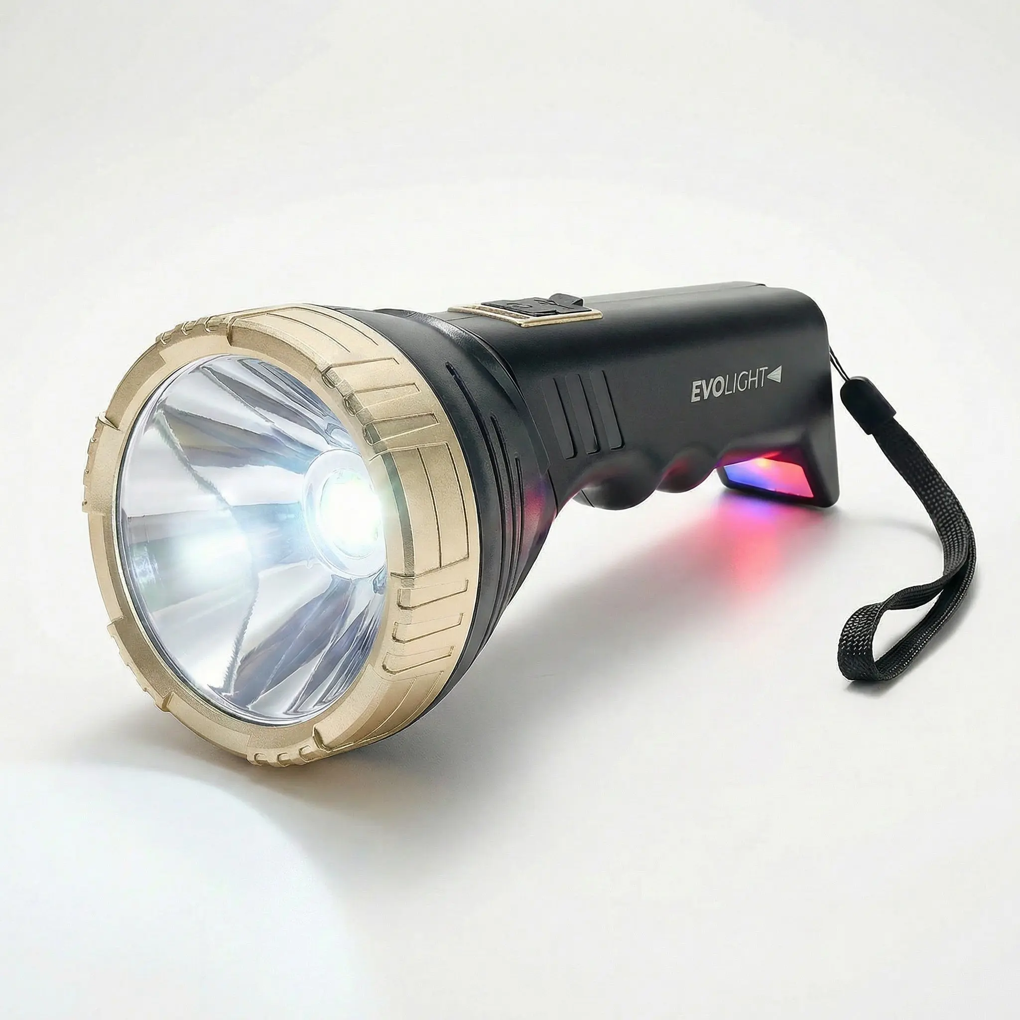 EVOLight Rechargeable Flashlight Power Bank – 800 Lumen Emergency Light w/ 4000mAh Phone Charger