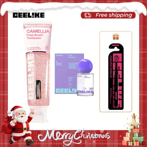 CEELIKE Toothpaste & Toothbrush Care Set | Camellia Fresh Breath Toothpaste + Oral Spray + Feather Soft Toothbrush, Value Pack