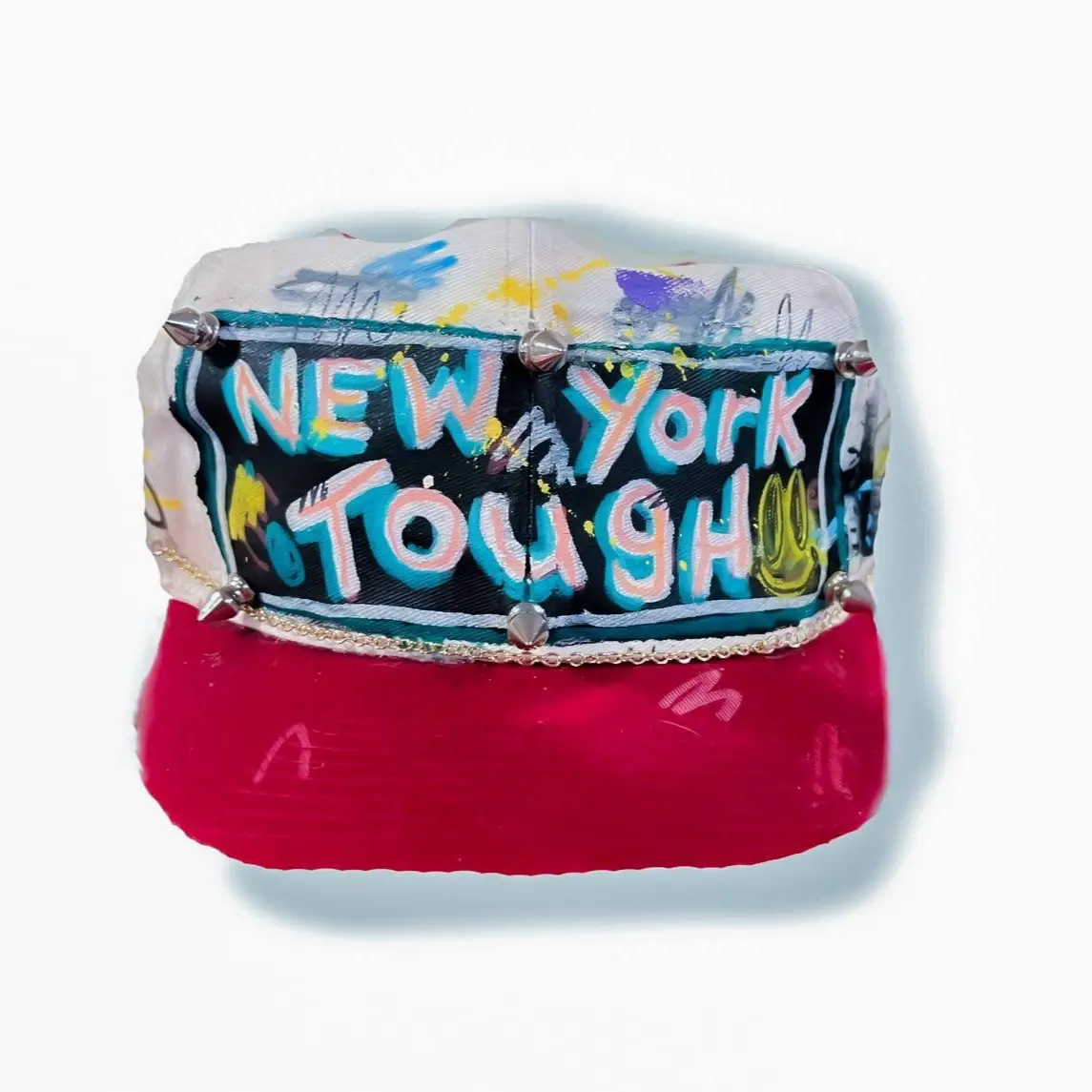 New York tough trucker hat Just in: Hand-painted, one-of-a-kind Seekism hats. Adorned with a 14k gold-plated