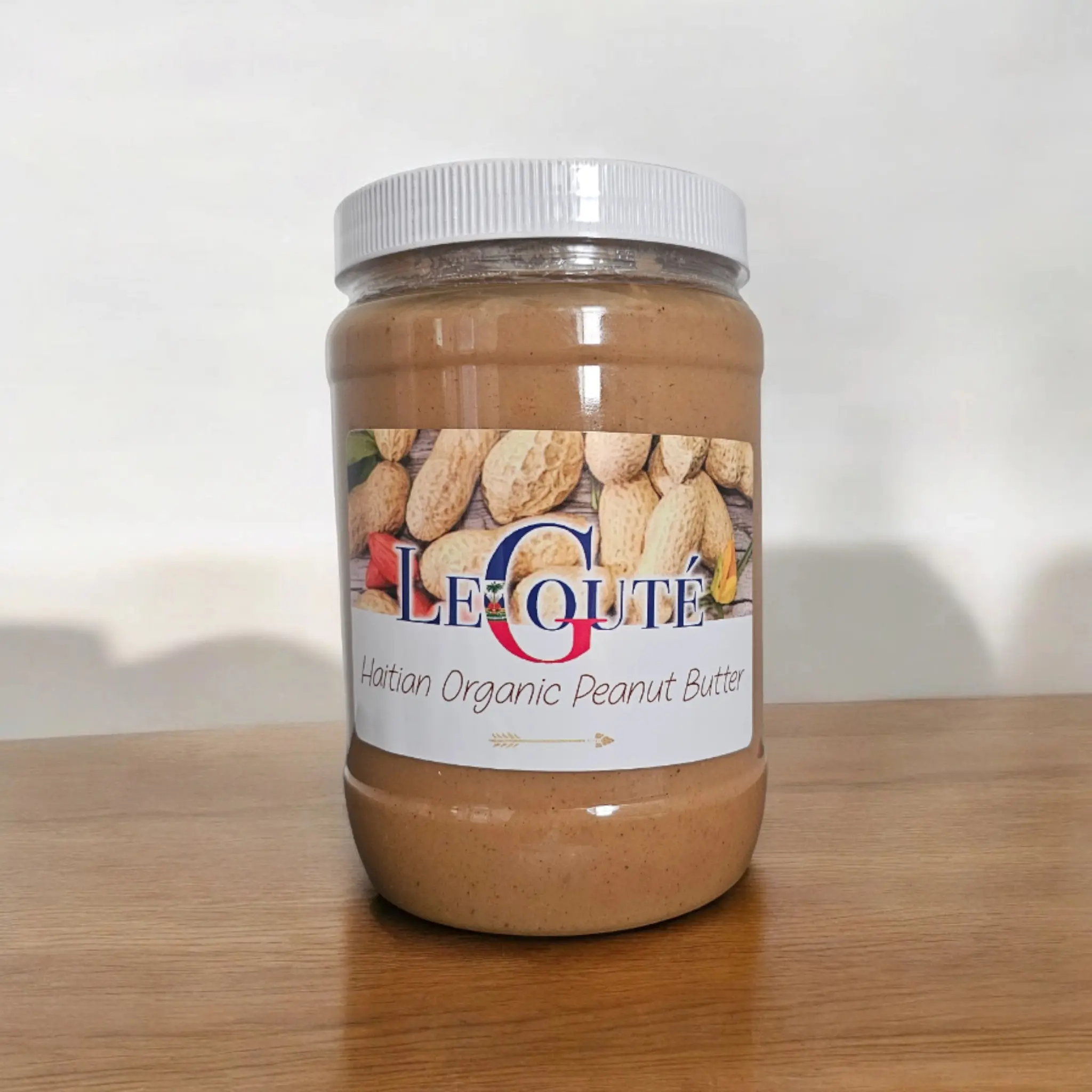 Organic Manba Peanut Butter - Haiti Origin, 32 oz XL Size, Sugar-Free, Salt-Free, High-Protein Peanuts Spread, Vegan, Ideal for Smoothies, 8 Months Last Healthy Pantry Staple