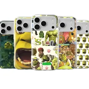 Funny Shrek Meme Phone Case - Cute Cartoon Design Compatible with iPhone X, 11, 12, 13, 14, 15, 16, 17 & Samsung
