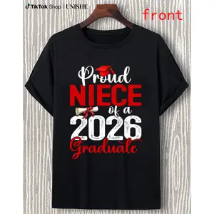 Proud Niece of Class of 2026 Graduate Senior Cotton Tee