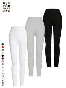 Women's High Waist Tight-Fitting Legging Pants Set, Wild Leopard Print, Simple Light, Basic, Classic, Comfortable Fabric, Versatile Style, Bottom