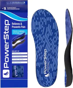 PowerStep Original Insoles - Full-Length Orthotics for Tight Shoes - Plantar Fasciitis Relief, Mild Pronation Support, Comfortable & Stable - Made in USA (M 8-8.5, F 10-10.5) Tactical Footwear