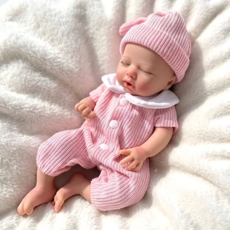 Reborn Baby Doll (rebornbabydoll) - 13in (33cm), 3.0lb Full Body Bath-ready Silicone Newborn Girl with Drink/Pee Function, Clearly Visible Blood Vessels, Adult Companion Doll for Collecting, Christmas Gift | Summerwins,familyfun