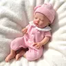 Reborn Baby Doll (rebornbabydoll) - 13in (33cm), 3.0lb Full Body Bath-ready Silicone Newborn Girl with Drink/Pee Function, Clearly Visible Blood Vessels, Adult Companion Doll for Collecting, Christmas Gift | Summerwins