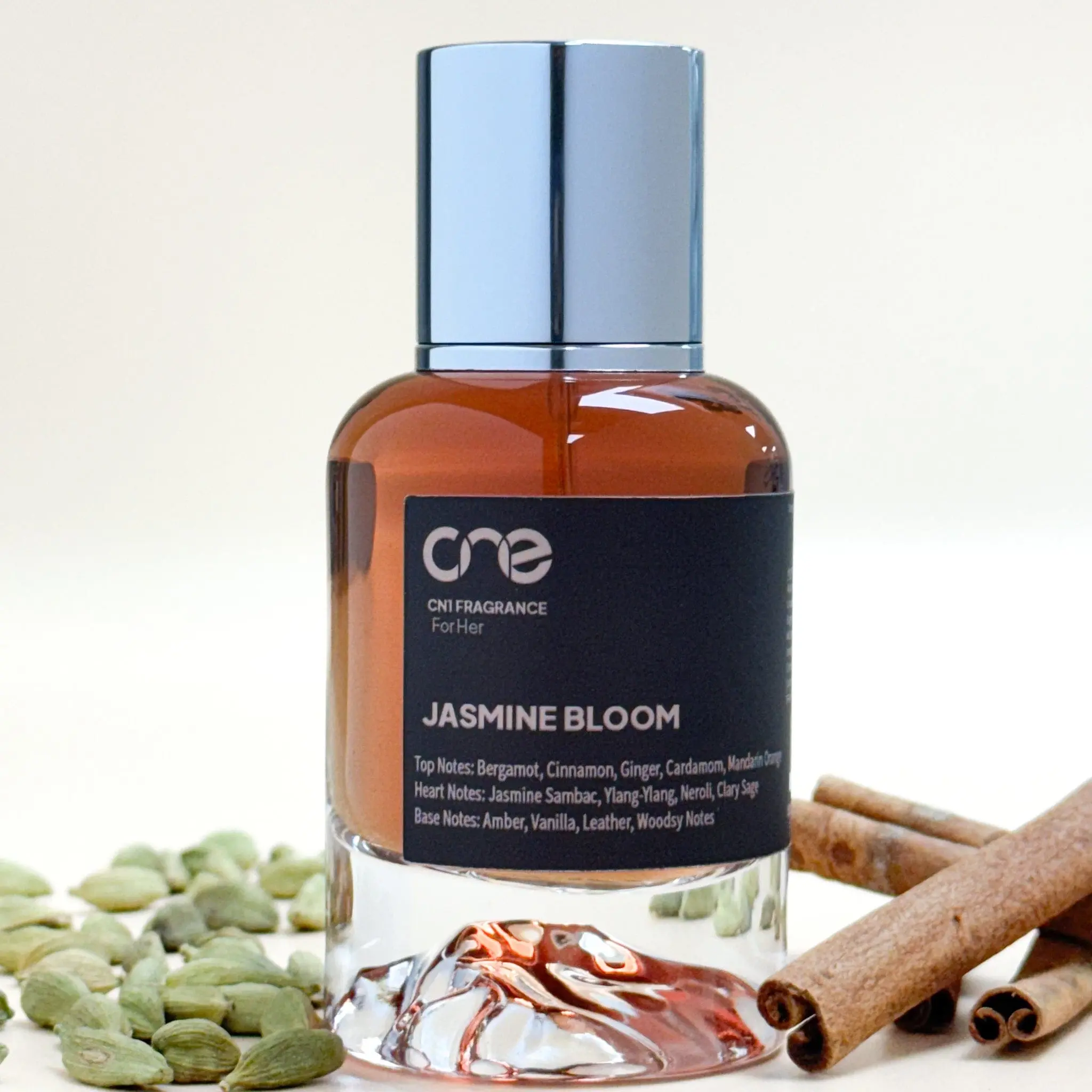 Jasmine Bloom, by CN1 Fragrance | Women Perfume, (50ml 1.7fl oz) Eau de Parfum (EDP)