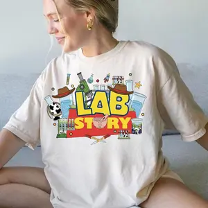 Phlebotomist T-Shirt - Lab Story 2026 Design Lab Week 2026 Gift For MLT Tech Clinical Laboratory Team