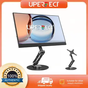 UPERFECT Monitor Stand - Suitable for high-end, adjustable, telescopic monitors. Features a weighted base. Multi-functional desktop stand. VESA 10-19 inch.