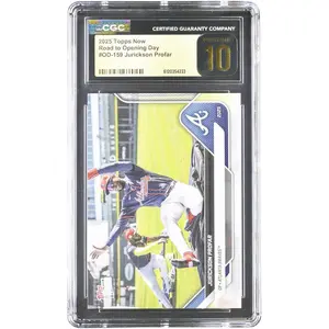 Jurickson Profar Atlanta Braves 2025 Topps Now Road to Opening Day #OD-159 CGC Authenticated PRISTINE 10 Card