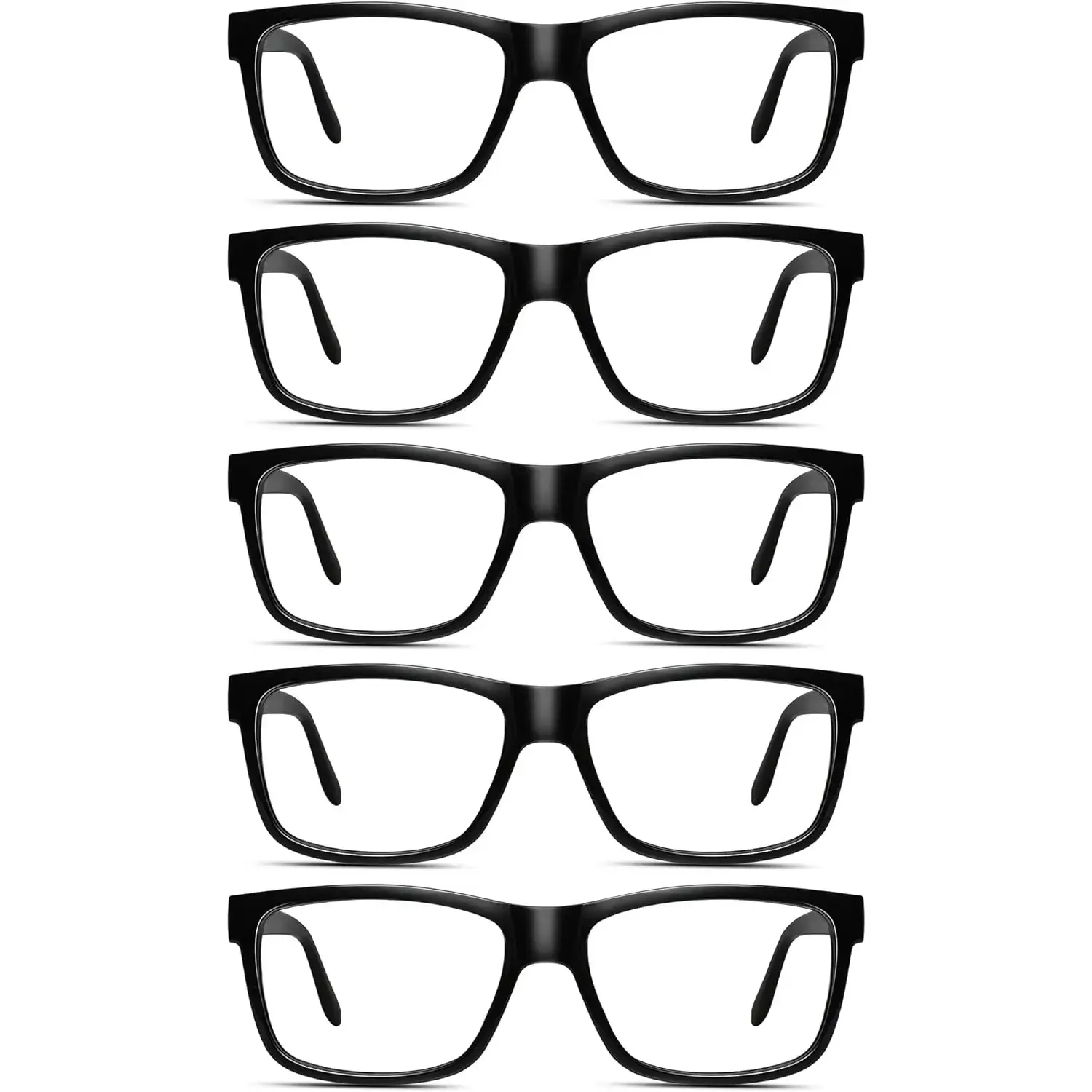 Men's Blue Light Blocking Reading Glasses with Spring Hinges, UV Filter, Anti-Eyestrain for Computer Use, Eyeglass Frames