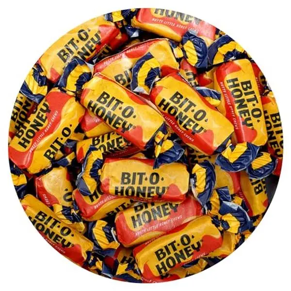 BitOHoney Candy, 2 Pound Bag, Individually Wrapped Candy, Honey Taffy