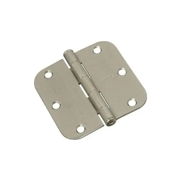 Single Hinge Door Hardware, 3-In Satin Finish Satin Nickel Steel, Model 830244