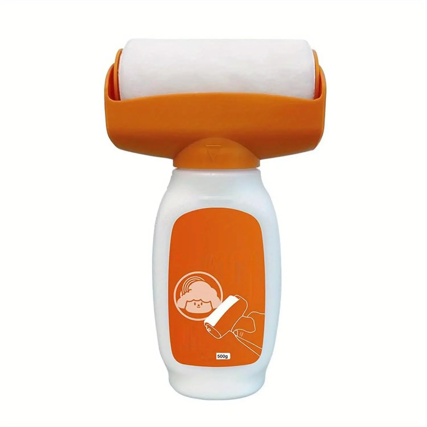 Refillable 4-Inch Paint Roller Brush with 500ML Storage, Wall Repair Tool, Touch Up Painter, Graffiti Art & Craft Supplies
