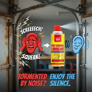 Multi-Function Rust Removal Spray - 180MLforLubrication, Rust Prevention & Noise Reduction