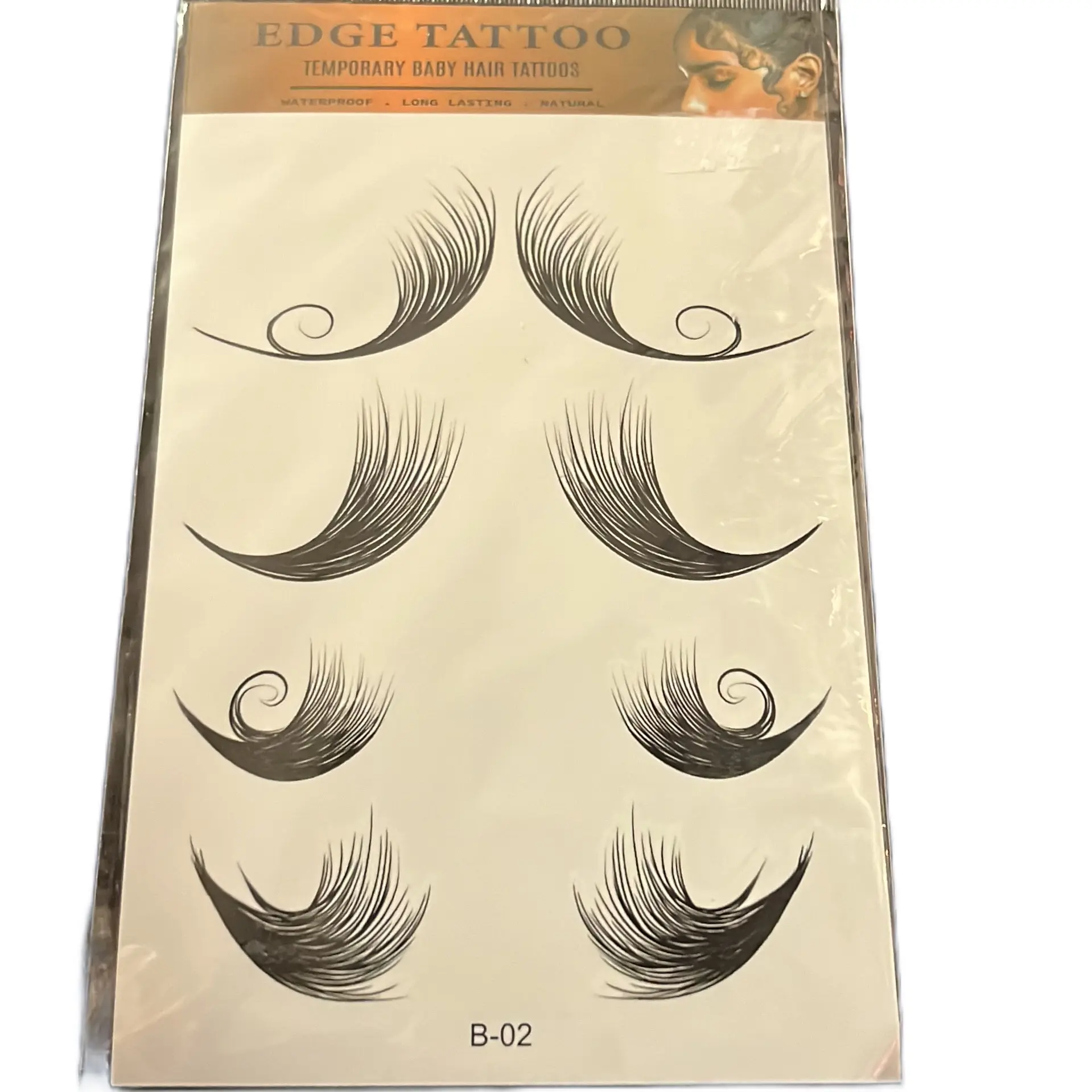 Edge Tattoo (temporary baby hair tattoo)