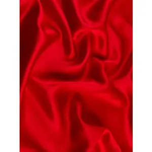 Red Silky Stretch Satin Red Silky Stretch Satin