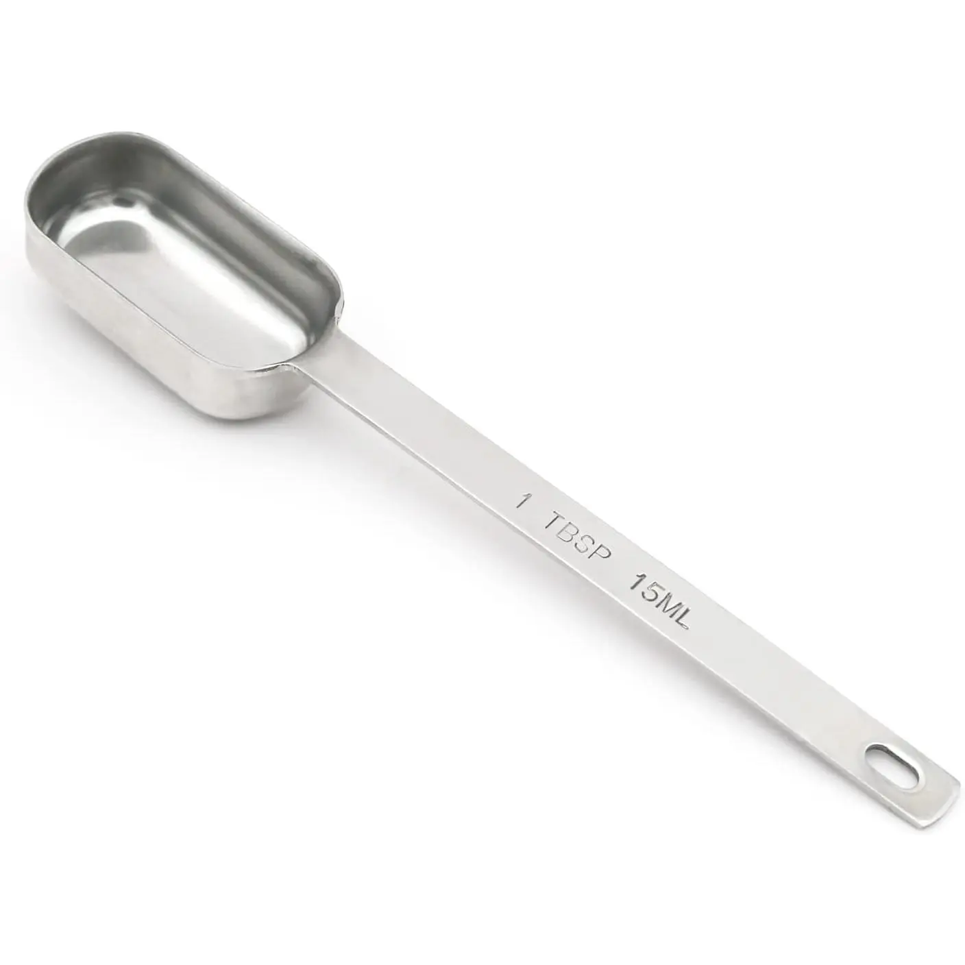 1 count 1tbsp (3tsp, 15ml, 1/2oz) Single Measuring Spoon, Stainless Steel Long Handle Individual Teaspoons Only