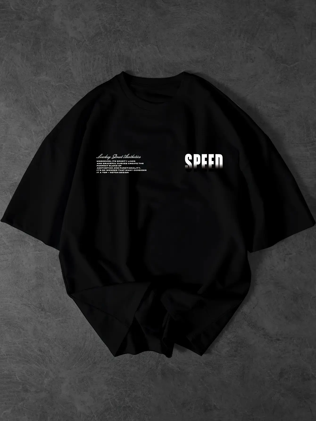 Street T-shirt with Racing Element, Young and Fash