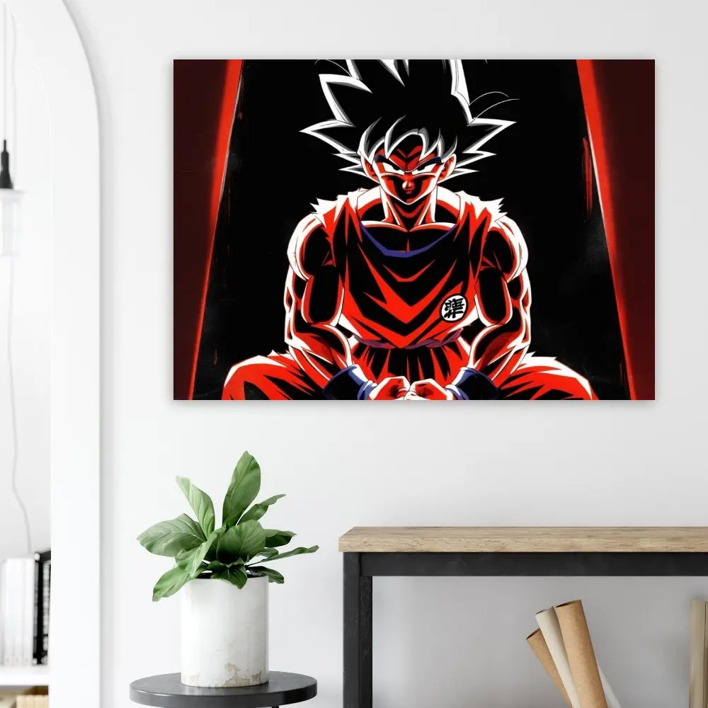 Son Goku Anime Art Classic Matte Paper Poster