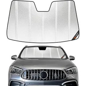 Pigenius Windshield Sun Shade for Mercedes-Benz GLA 2021-2025, Reflective Aluminum Film Front Window Sunshade-B