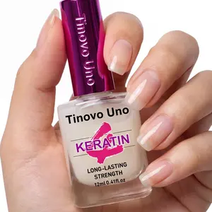 Tinovo Uno 12ml Nail Strengthener Quick-drying and natural-looking Prevents nail breakage Strengthens and protects nails Delivers a glossy finish Nail Care Liquid