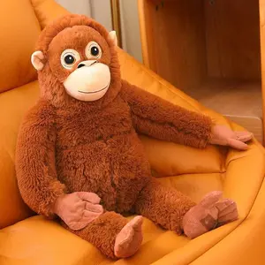 Punch Monkey "Mom" Plush Toy, soft and fluffy stuffed animal, Soft Huggable, available in doll/backpack styles. Suitable for home décor, car decoration, wedding season, children's birthday gift, and Mother's Day gift.