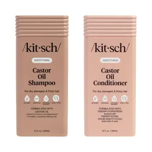 Kitsch Smoothing Castor Oil Shampoo & Conditioner Combo