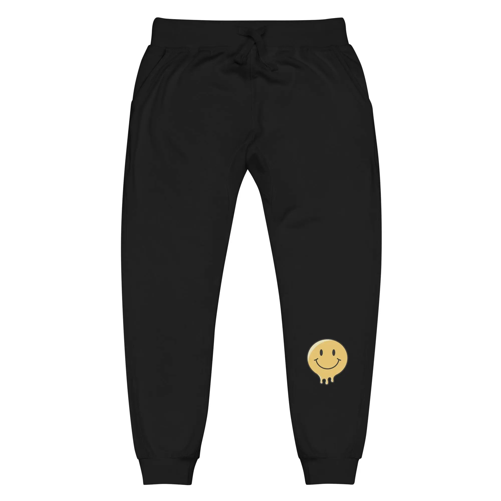 Mhay Smiling Face Unisex fleece sweatpants Cotton Menswear
