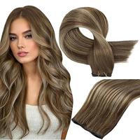 Genius Weft-# 4/24/4 Middle Brown And Blonde