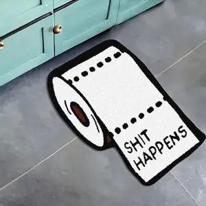 Unique Velvet Tissue Paper Design Non-Slip Area Rug, Soft Washable Indoor Outdoor Decorative Rug Mat, Perfect for Living Room Bedroom Bathroom Decor