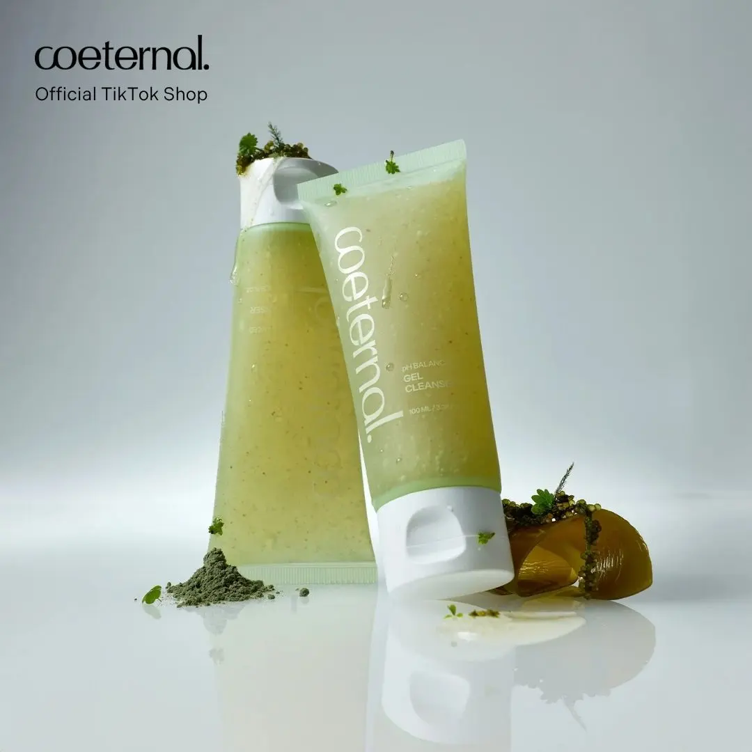 Coeternal pH-Balanced Gel Cleanser with Algae11 & Kelp – Fragrance-Free Daily Face Wash for Sensitive, Dry & Combination Skin