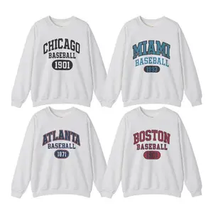 Vintage Baseball Team Crewneck, Unisex Crewneck For Men And Women, Gift For Baseball Fans