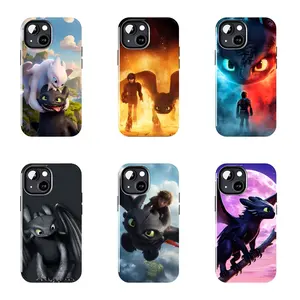 Toothless & Light Fury Phone Case Suitable for iPhone 17-11 Pro Max/Plus and  Samsung Galaxy S23-25