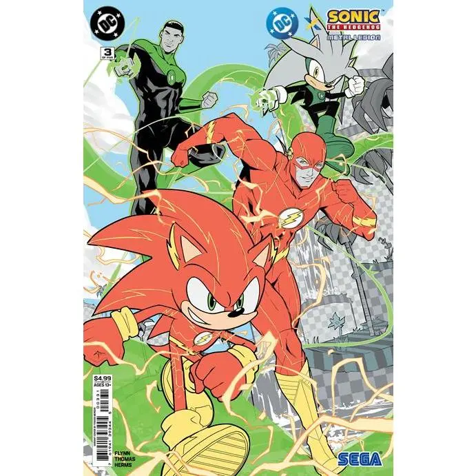 DC X SONIC THE HEDGEHOG THE METAL LEGION #3 (OF 5) CVR C TRAVIS MERCER CARD STOCK VAR CB (07/01/2026)