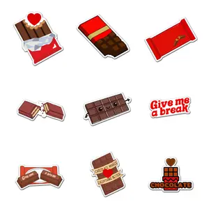 Kit Kat Pack 9 PCS Sticker Vinyl, Art Car Wall Kid Phone Book Stickers, Funny Sticker Decal Decor