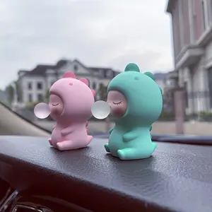 1pc Bubble Dinosaur Car Decoration, Small Cute Creative Figure Car Interior Decoration, Car Ornament, Cute Car Accessories