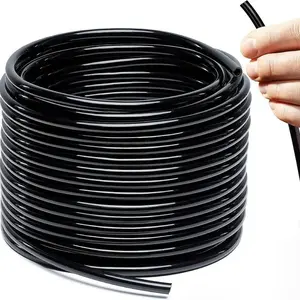 1/4 Drip Irrigation Tubing, Drip Irrigation Hose, Perfect for DIY Garden Irrigation System, Hydroponics, Misting Tubing, Garden Project
