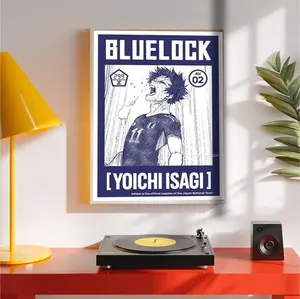 Blue Lock Anime Poster, Yoichi Isagi, Rin Itoshi, Seishiro Nagi N01