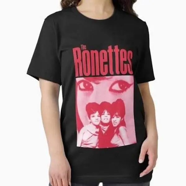 The Ronettes Vintage T-Shirt, Classic 60s Girl Group Graphic Tee, Retro Pop Music Shirt, Men's Cotton Crewneck