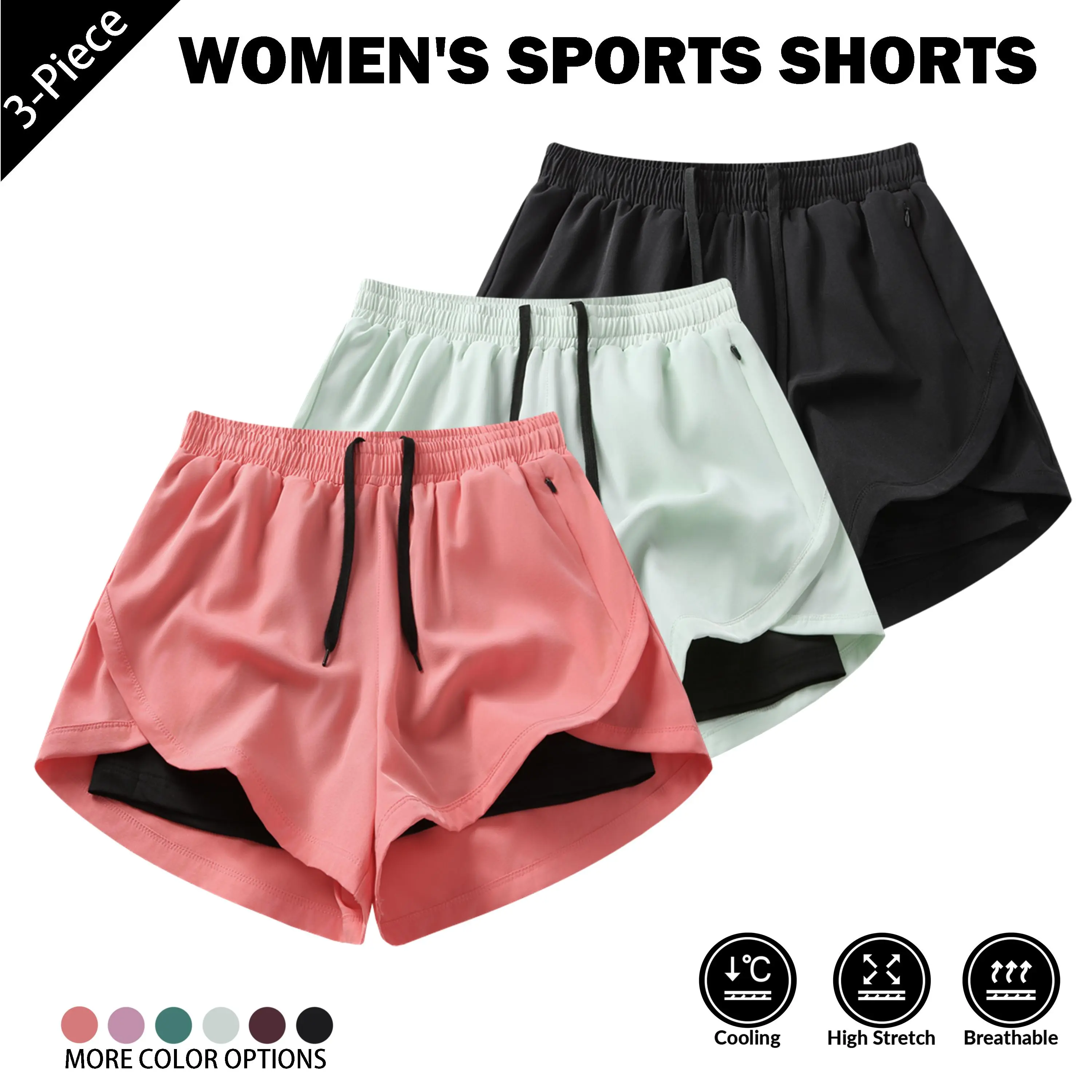 Rose Red + Light Green + Black