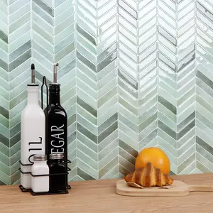 3D Wall Tile Stickers Adhesive Peel and Herringbone Wallpaper Background Creative Wall Decals for Living Room Bedroom Decoration Peel and Stick Wallpaper Designs