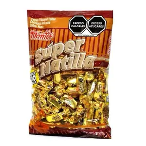 Super Natilla Montes Chicloso de leche sabor Nuez- 100 piezas/470g