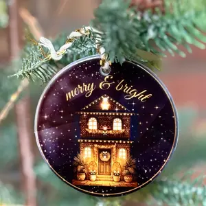 Christmas Ornaments Ceramic African Inspired Modern Decor for Housewarming Gift 2025 Holiday Keepsake Handcrafted Ceramic Ornament with Modern African Aesthetic